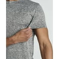 thumbnail image 5 of Real Essentials 5 Pack: Men’s Short Sleeve Dry Fit Active Crew Neck T Shirt - Athletic Running Gym Workout Tee Tops, 5 of 7