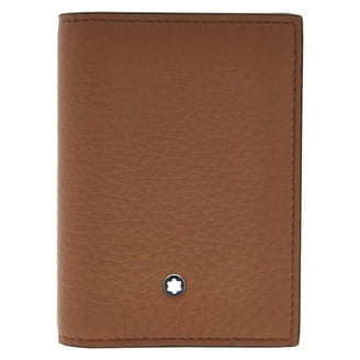 Montblanc Meisterstuck 14548 Black Leather Wallet, 6 Card & 2 Cash