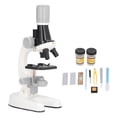 thumbnail image 3 of Kit de Microscopio para niones LED 1200X, Diapositivas de Muestras de Microscopio, Juguete Educate de Ciencia, Cumpados para Niños, 3 of 7