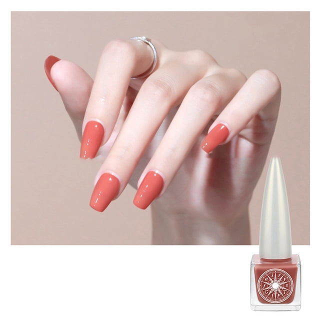 WIFKLSIIPG Water Based Nail Polish Micro Glue Quick Drying Non Baking Durable Non Peelable Student Sequins Fine Flash Manicure Set 7.5ml