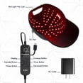thumbnail image 3 of Icon by Tzumi Red Light Therapy Hair Cap with In-Line Controller, 4 Intensity Levels, 7 Timer Settings, USB-C Powered, 3 of 9