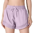 thumbnail image 2 of Uaswgudfs Athletic Shorts for Women High Waisted with Pockets Lined Running Workout Shorts, 2 of 5