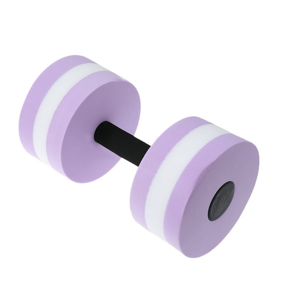 FRCOLOR 1Pc Eva Foam Water Dumbbells Purple for Pool Aerobics and Resistance Training in Water