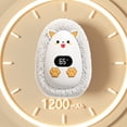 thumbnail image 1 of Mini Calentador De Manos USB, Calentador De Manos Eléctrico Portátil Recargable Con Pantalla Digital Con Forma De Animal De Peluche, Para Adultos, Niños, Actividades Al Aire, 1 of 7