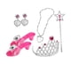 thumbnail image 3 of Juego de disfraces de princesa Hugo 7 piezas Juguetes de rol para Niñas Rosado, 3 of 10