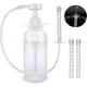 thumbnail image 1 of Irrigador vaginal de 300 ml - Kit de limpieza vaginal con irrigador anal, 3 cabezales de boquilla - Enema de presión manual reutilizable, regalo de limpieza de colon femenino (300 ml/10,1 oz), 1 of 5
