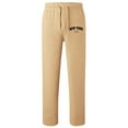 thumbnail image 2 of Kids Baggy Sweatpants | Boys Girls Athletic Straight Leg Pants | Lightweight Sportswear with Pockets | 4-13 Years Casual Workout Pants | Elastic Waist Comfort Fit(Khaki,10-11Years), 2 of 4