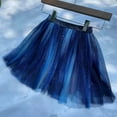 thumbnail image 5 of 4/July Girls Dresses Size 8 Long Sleeve Fashion Trendy Girls Skirt Children's Sparkling Starry Tutu Skirt Little Girls Versatile Puffy Half Skirt for Festivals and Carnivals, 5 of 8