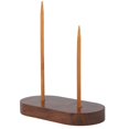 thumbnail image 2 of TrueNorth Receipt Spike Holder For Office Use Light Brown Wooden Material Straight Rod Design Ideal For Workplace Organization 1Pack, 2 of 5