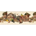 thumbnail image 5 of Dundee Deco's Peel and Stick Wallpaper Border - Nature Green Red Flowers and Vegatables Wall Border Retro Design, 15 ft x 7 in, Self Adhesive, 5 of 6