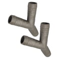 thumbnail image 3 of 2 Pack 3/4 Inch 19mm Y 3 Way Heater Hose Connector Water Line Coolant Connector Adapter -, 3 of 4
