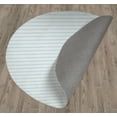 thumbnail image 3 of Classic Stripe Powder Blue Area Rug by Kavka Designs, 3 of 3