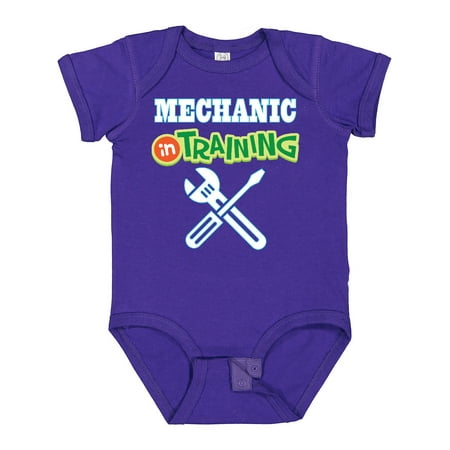 

Inktastic Mechanic in Training Gift Baby Boy or Baby Girl Bodysuit
