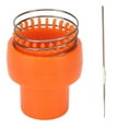thumbnail image 3 of Fil Crochet Métier à Tisser, Fil Crochet Outil Opération Facile Multi Usage Orange pour DIY, 3 of 8