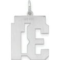 thumbnail image 4 of Sterling Silver Silver/Rhodium-Plated Satin Number 31 Charm (22 X 18) Made In United States qpm31, 4 of 5