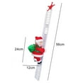 thumbnail image 5 of Santa Claus Climbing Ladder Plush Doll Christmas Tree Wall Doll Decoration Santa Claus Electric Climbing Ladder Up Tree Christmas Decor Climbing Santa Claus 9" Christmas Ornament Decoration Gift, 5 of 9