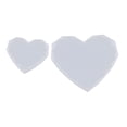 thumbnail image 4 of 3x 2 Unids / Set Grande Y Pequeño Corazón de Fundición de Moldes de Silicona Molde de Resina Joyería Que Hace El Arte de Bricolaje Soledad Posavasos de silicona, 4 of 10