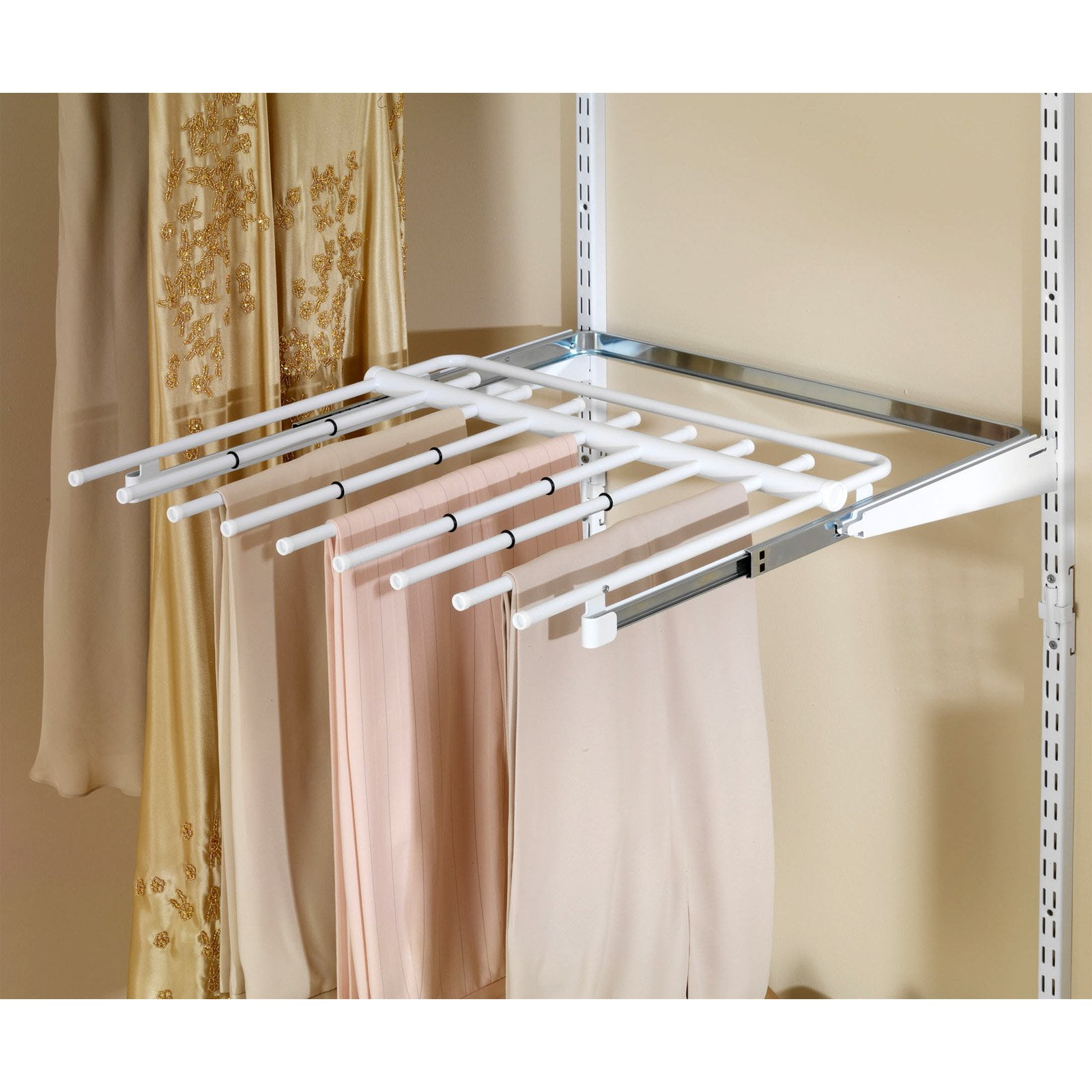 Rubbermaid Configurations Closet Sliding Pants Rack