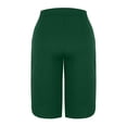 thumbnail image 5 of VV AVEORS Capri Pants For Women Split Side High Waist Casual Athletic Knee Length Summer Pants Casual Sweatpants With Pockets Dark Green M, 5 of 7