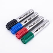 ZEYAR Permanent Markers, JUMBO Size, Set of 4, Waterproof & Smear Proof Markers, Quick Drying, Great on Plastic,Stone,Wood,Metal and Glass for Doodling and Graffiti Art (Black, Blue, Red, Green)