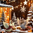 thumbnail image 6 of ZenCart Christmas Duck Garden Stake Flat Acrylic Yard Art Decoration Sign Waterproof Outdoor Christmas Stake for Pathway Backyard Lawn Holiday Decor, 6 of 8