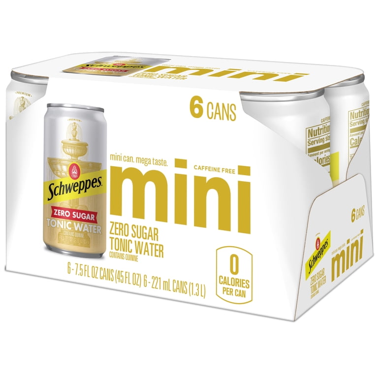 Schweppes Diet Tonic Water, Zero Calorie, Quinine, Caffeine Free