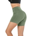 thumbnail image 2 of SHCKE Yoga Women's Biker Shorts Workout Naked Feeling Athletic Yoga Shorts Tights with Side Pockets, 2 of 6