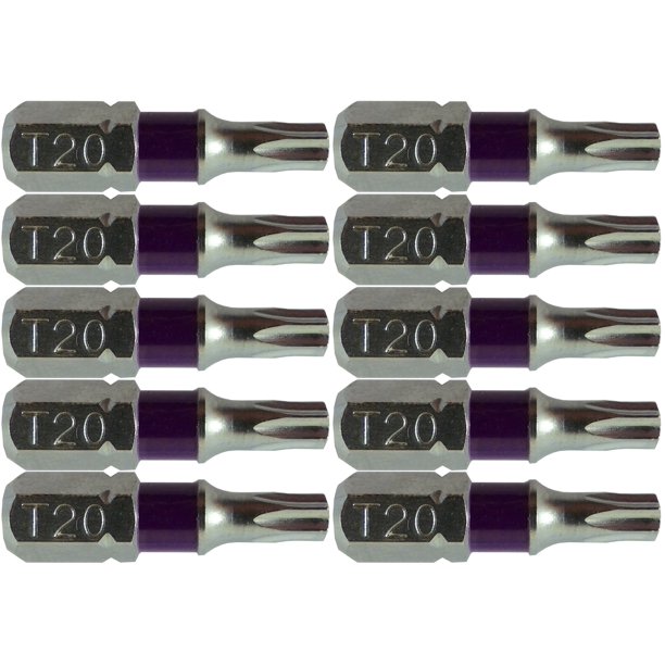 T20 (T20) Torx/Star Driver Bit High Quality Color Coded T20 x 1
