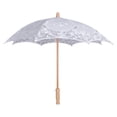 thumbnail image 2 of Parasol Parasol en Dentelle Brodée, Mariage de Mariée, Fête Dansante, Spectacle Photo, Imperméable, Imperméable pour Femmes, Blanc, 2 of 4