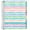 Watercolor Stripes, variant on Elan Publishing Company 8.5" x 11" Teacher Undated Planners & Appointment Book, Pink, 52 Pages