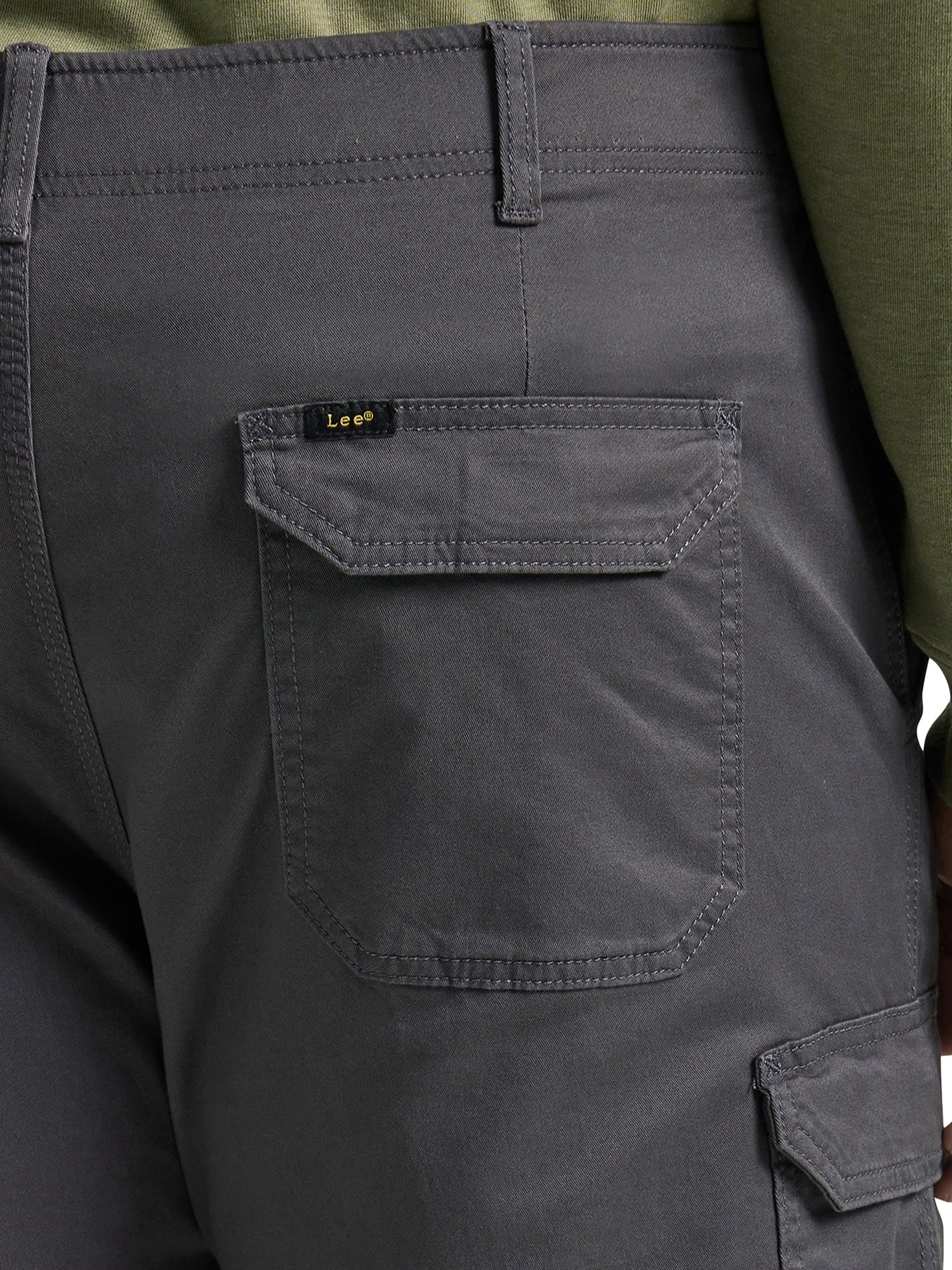Lee® Big Men's Extreme Motion Straight Fit Twill Cargo Pant with Flex Waistband