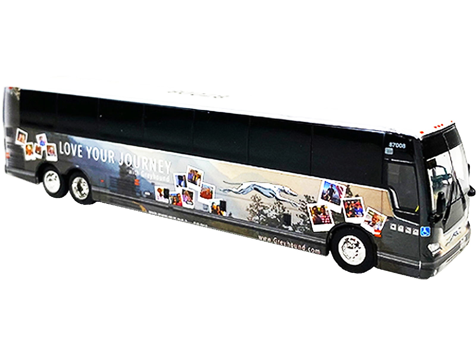 Greyhound bus Bus Bank 1:50 Scale Prevost Brand New in the box 