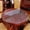Transparent, variant on Transparent PVC Round Table Carpet Waterproof Tablecloth Kitchen Pattern Table Cover Glass Soft Cloth Dining Table Mat