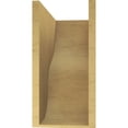 thumbnail image 4 of 9"W x 18"D x 18"H Classic Greensboro Rough Cedar Woodgrain TimberThane Corbel, Primed Tan, 4 of 6
