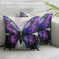 thumbnail image 3 of ONETECH Butterfly Throw Pillow Cover Watercolor Animal Magical Fantasy Butterflies Pillow Cases Home Decorative Cushion Cover for Bed Sofa, 3 of 5