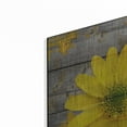 thumbnail image 2 of Luxe Metal Art 'Wood Series: Rustic Daisy', Metal Wall Art, 36"x24", 2 of 9