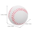 thumbnail image 2 of CTIRCHIU 5pcs Softball Training Balls Baseball Training Set White PU Foam Practice Training Baseballs Indoor Use, 2 of 8