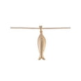 thumbnail image 4 of Time and Tru Goldtone Disc Beads with Metal Fish Pendant Layered Necklace, 4 of 7