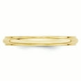 thumbnail image 2 of Primal Gold 10 Karat Yellow Gold 3mm Half Round with Edge Band Size 9, 2 of 6