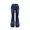 01_Dark Blue, variant on HNMKIU Girls Pants High Waisted Stretch Flare Denim for Girls Fashionable Comfortable Trousers with Bootcut Design Autumn Winter Casual 02_Blue,8-9 Years