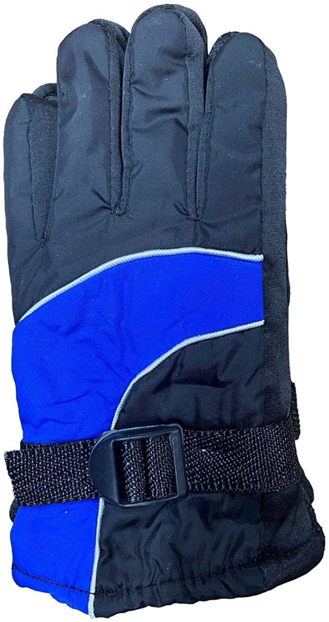 SOCKS'NBULK Kids Ski Glove, Fleece Lined Water Resistant Bulk Kids Winter Gloves Bulk