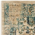 thumbnail image 5 of SAFAVIEH Evoke Bertrand Traditional Distressed Area Rug, Beige/Turquoise, 6'7" x 9'2", 5 of 6
