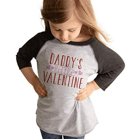 

7 ate 9 Apparel Kids Daddy s Little Valentine Grey Shirt