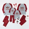 thumbnail image 4 of Family Christmas Pjs Two Piece Sleepwear Set Long Sleeve T-Shirts and Pants Holiday Nightgowns with Merry Christmas, 4 of 6