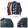thumbnail image 4 of Logiee American Flag Print Unisex Knit Beanie for Men Women Winter Hat,Beanies Skull Caps, 4 of 7
