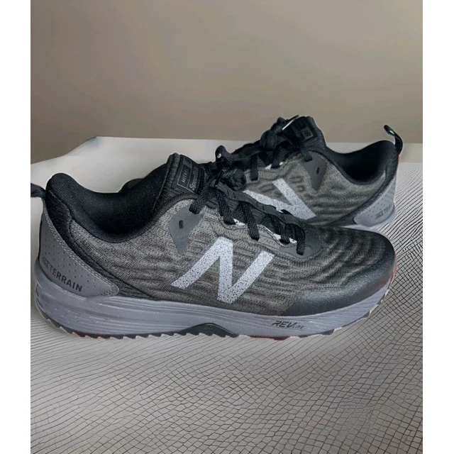 New Balance Nitrel v3 Men’s 9 Black Magnet Trail Running Shoe Athletic Sneakers
