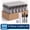 Black, variant on Individually Wrapped Cutlery Packets, 50 Pack – Black Plastic Silverware Kits with Napkin, Salt & Pepper, Heavyweight Fork Spoon Knife To-Go Utensil Sets