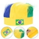 thumbnail image 2 of Peluca de fiesta, sombrero, peluca transpirable, peluca elástica para fanáticos del fútbol, peluca práctica, sombrero, 2 of 7