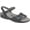 Black Leather, variant on SAS Duo Adjustable Comfort Sandal Black 11.5 S - Slim (AAA)