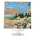 thumbnail image 1 of TQEHS Pintura al óleo digital de crisantemo, bricolaje, pintada a mano, decorativa, X2L7, 1 of 1